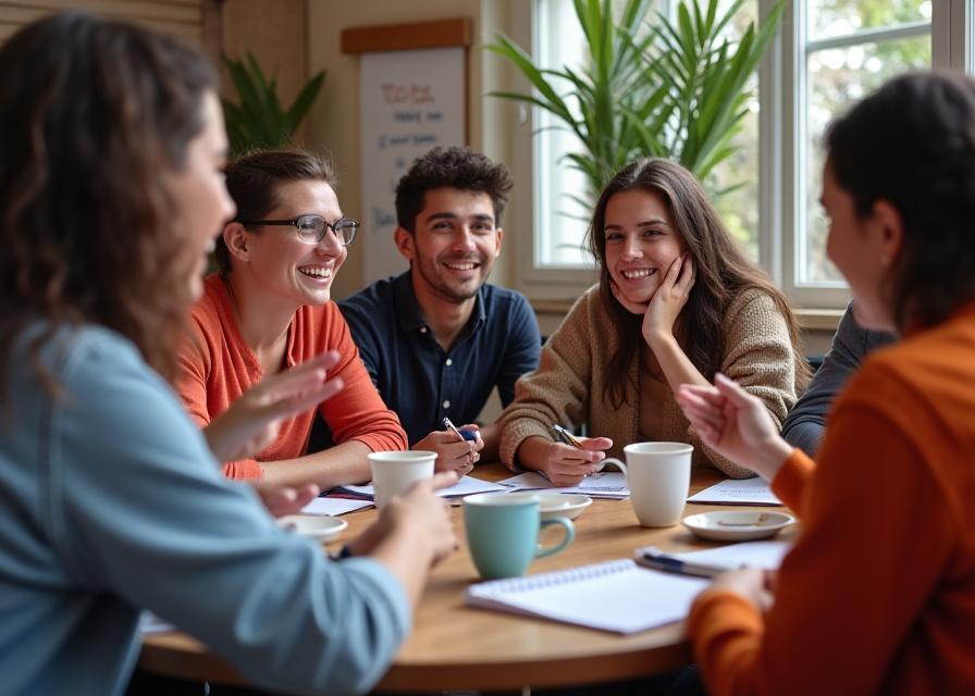Atelier conversation française interactive