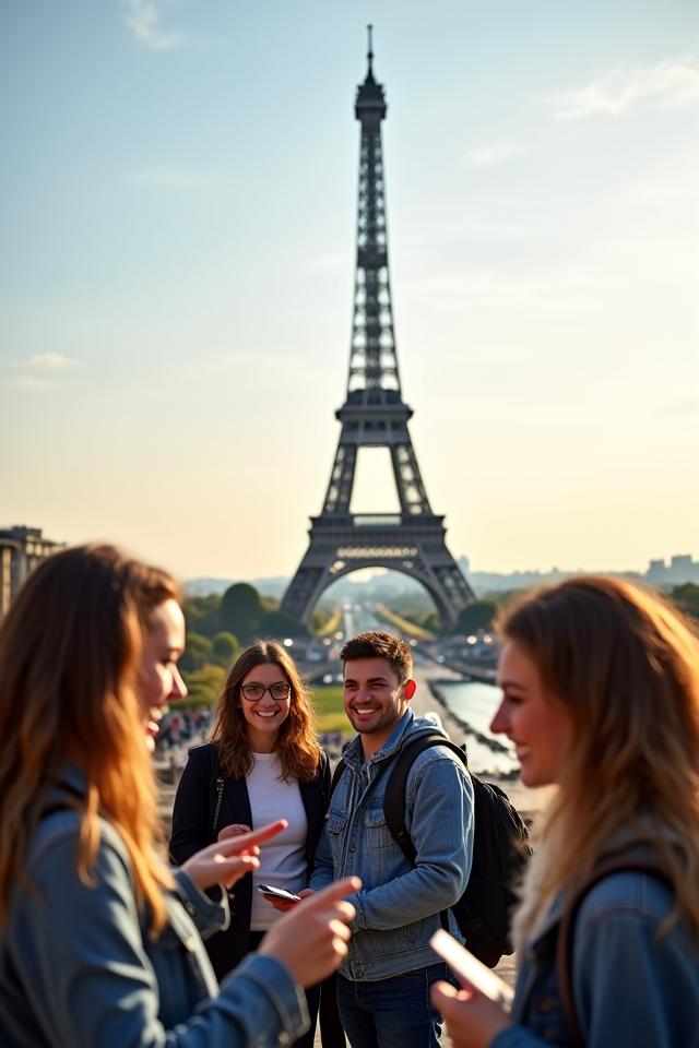 Immersion culturelle Paris Tour Eiffel